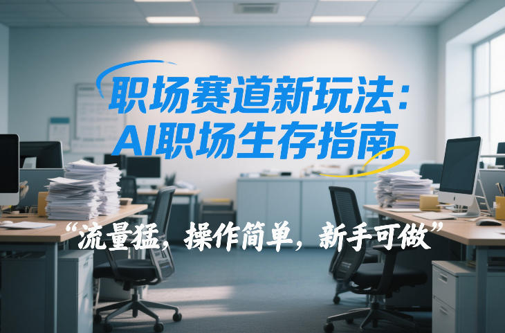 职场赛道新玩法：AI职场生存指南，流量猛，操作简单，新手可做-寒山客